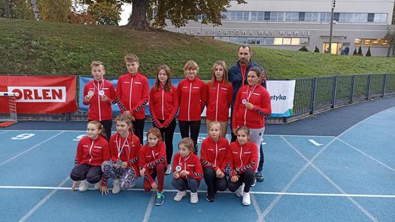 Mistrzostwa Woj. Małopolskiego w Lekkiej Atletyce U10, U12 i U14 Wawel Kraków 02.10.2022r.